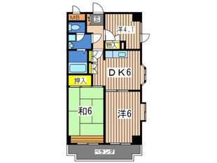 ドミ－ル東戸塚の物件間取画像